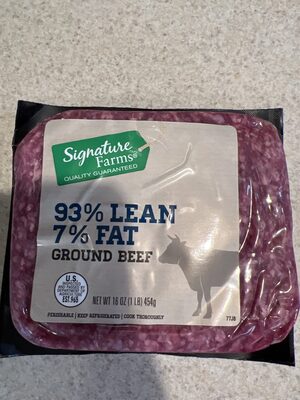 93% Lean/7% Fat Ground Beef
