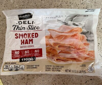 Smoked Ham Deli Thin Slice, Smoked
