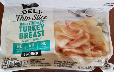 Honey Smoked Turkey Breast & White Turkey, Honey Smoked