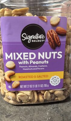 Roasted & Salted Mixed Nuts With Peanuts, Almonds, Cashews, Hazelnuts And Pecans, Roasted & Salted