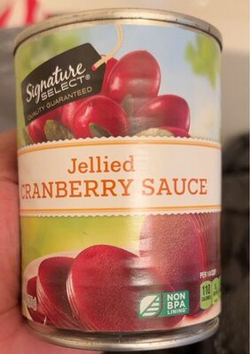 Cranberry Jellied Sauce, Cranberry