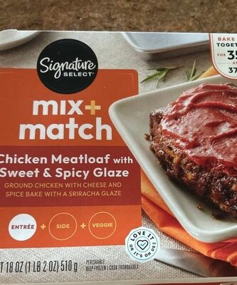 Chicken Meatloaf With Sweet & Spicy Glaze Mix + Match, Chicken Meatloaf With Sweet & Spicy Glaze