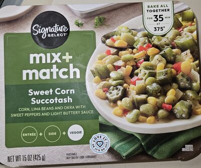 Sweet Corn Succotash Mix + Match, Sweet Corn Succotash