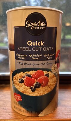 Steel Cut Quick Oats, Steel Cut