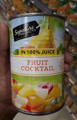 Fruit Cocktail In A Blend Of 100% Peach & Pear Juice From Concentrate, Peach & Pear Juice