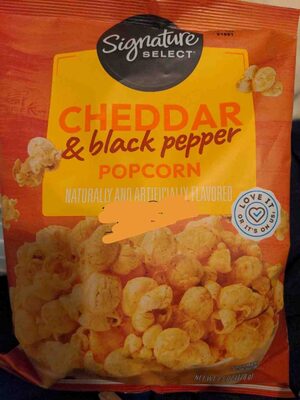 Cheddar & Black Pepper Popcorn, Cheddar & Black Pepper