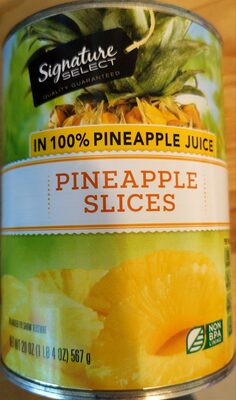 Pineapple Slices In 100% Pineapple Juice, Pineapple Juice