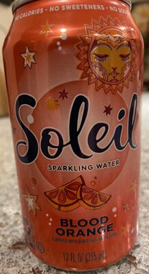 Blood Orange Sparkling Water, Blood Orange
