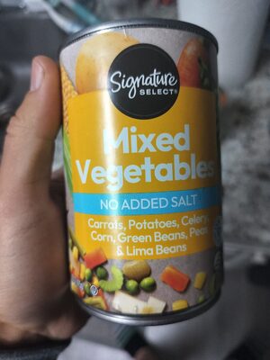 Mixed No Salt Added Carrots, Potatoes, Celery, Sweet Peas, Green Beans, Corn & Lima Beans Vegetables, Mixed