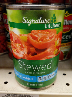 Stewed No Salt Added Tomatoes, Stewed