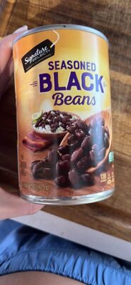 Seasoned Black Beans, Seasoned Black