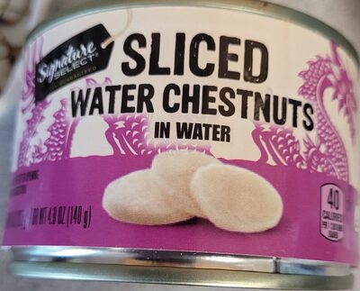 Sliced Water Chestnuts In Water