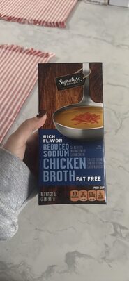 Chicken Reduced Sodium Fat Free Broth, Chicken