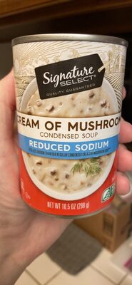 Cream Of Mushroom Reduced Sodium Condensed Soup, Cream Of Mushroom
