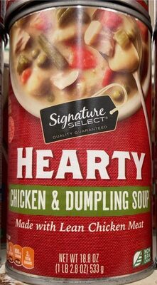 Chicken & Dumpling Hearty Soup, Chicken & Dumpling