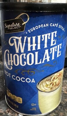 White Chocolate Flavored European Cafe Style Hot Cocoa, White Chocolate