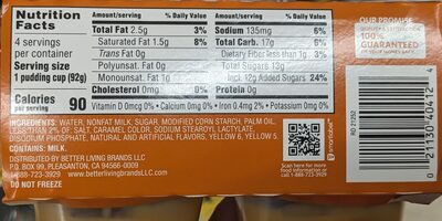 SAFEWAY Butterscotch Pudding, 13 OZ