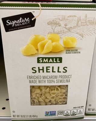 Enriched Macaroni Product, Small Shells