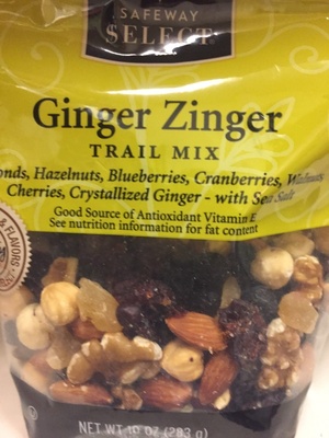 Ginger Zinger Trail Mix, Ginger Zinger