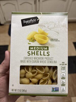 Enriched Macaroni Product, Medium Shells