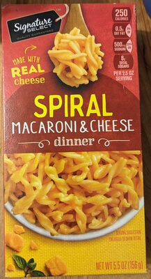 Macaroni & Cheese Spiral Dinner, Macaroni & Cheese