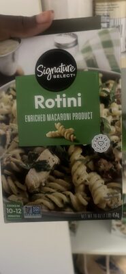 Enriched Macaroni Product, Rotini