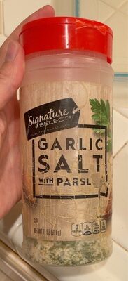 Garlic Salt With Parsley, Garlic With Parsley