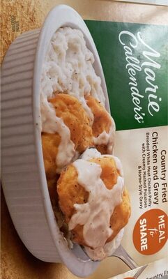 Country Fried Chicken And Gravy Breaded White Meat Chicken Patty With Creamy Mashed Potatoes & Home-Style Gravy, Country Fried Chicken And Gravy