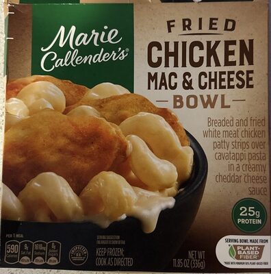 Marie Callender's Fried Chicken Mac and Cheese Bowl, Frozen Meal, 11.85 oz.