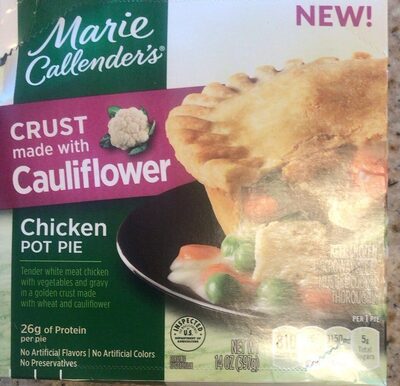 Marie Callender's Chicken Pot Pie With Cauliflower Crust, Frozen Meal, 14 oz.