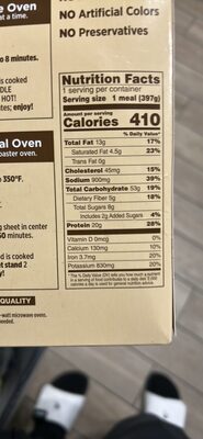 Marie Callender's Chicken Marinara, Frozen Meal, 14 oz.