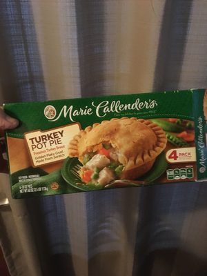 Marie Callender's Turkey Pot Pie, Frozen Meal, 40 oz., 4 Pack