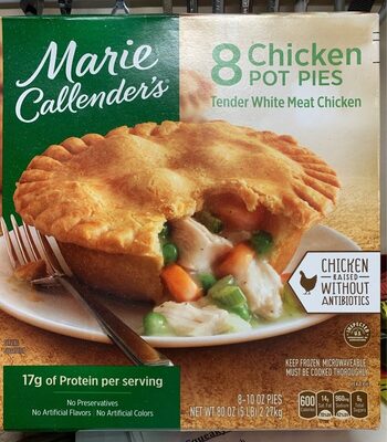 Marie Callender's Chicken Pot Pie, Frozen Meal, 10 oz, 8 Count
