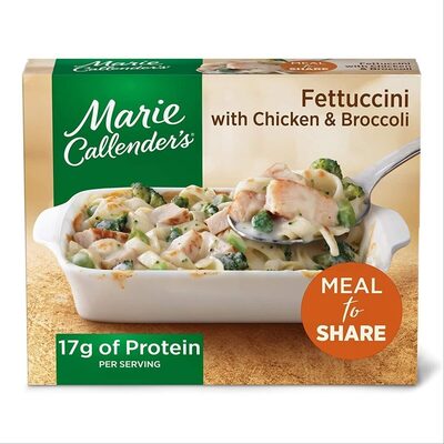 Marie Callenders Fettuccini With Chicken and Broccoli Meal To Share, Frozen Meal, 26 oz.