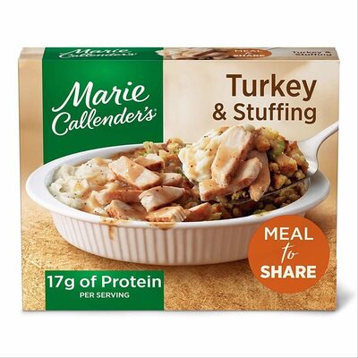 Marie Callenders Turkey & Stuffing Meal To Share, Frozen Meal, 24 oz.