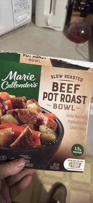 Marie Callender's Slow Roasted Beef Pot Roast Bowl, Frozen Meal, 11 oz. Bowl