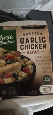 Marie Callender's Roasted Garlic Chicken Bowl, Frozen Meal, 11.5 oz. Bowl
