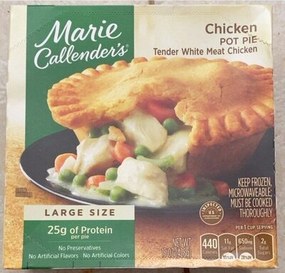 Marie Callenders Chicken Pot Pie Large Size Frozen Meal, 15 oz.