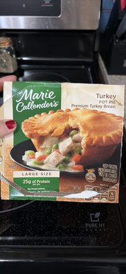 Marie Callenders Turkey Pot Pie Large Size Frozen Meal, 15 oz.
