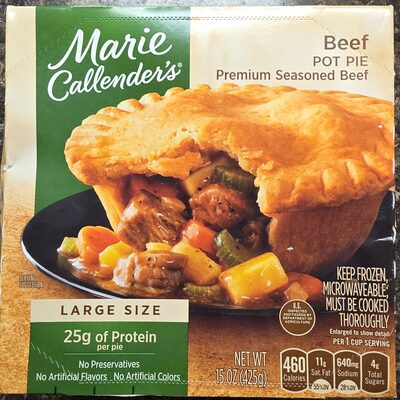MARIE CALLENDERS Beef Pot Pie DRC