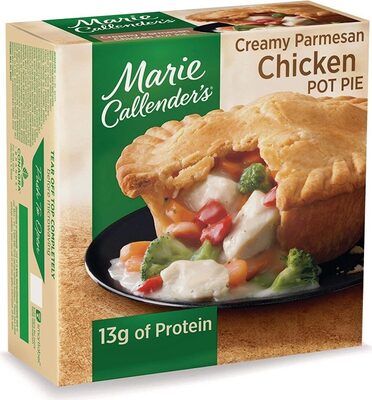 Marie Callender's Creamy Parmesan Chicken Pot Pie, Frozen Meal, 15 oz.