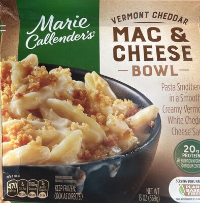 MARIE CALLENDERS Creamy Vermont Mac And Cheese Bowl