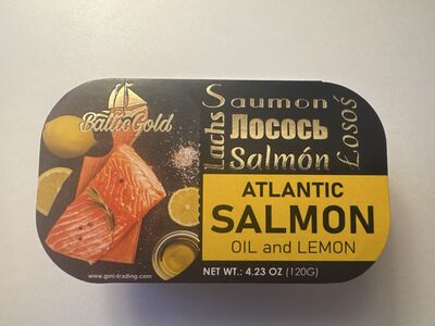 Atlantic Salmon Oil And Lemon, Lemon