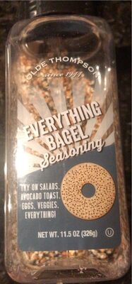 Garlic. Onion. Sesame Seeds. Poppy Seeds Everything Seasoning, Garlic. Onion. Sesame Seeds. Poppy Seeds