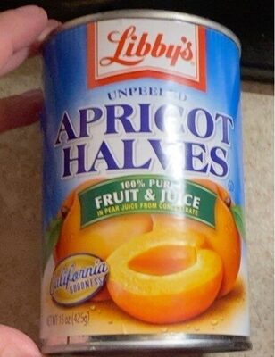 Unpeeled Apricot Halves In 100% Fruit Juice From Concentrate