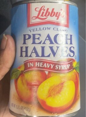 Yellow Cling Peach Halves In Heavy Syrup