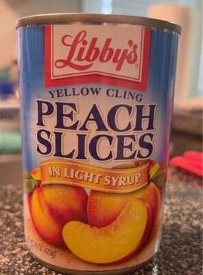 Yellow Cling In Light Syrup Sliced Peaches, Peaches