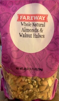Whole Natural Almonds & Walnut Halves