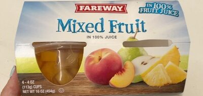 Mixed Fruit In 100% Fruit Juice, Mixed Fruit