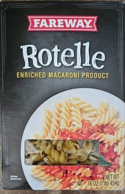 Enriched Macaroni Product, Rotelle